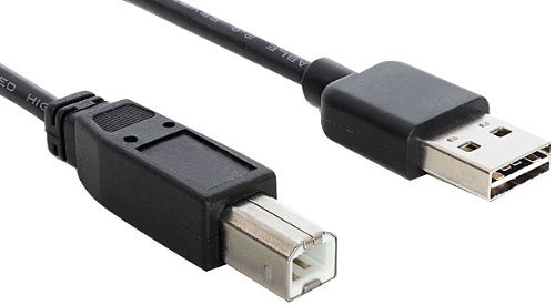 Kabel USB Delock EASY-USB, A-B, M-M, 2m, Black  83359 USB kabelis