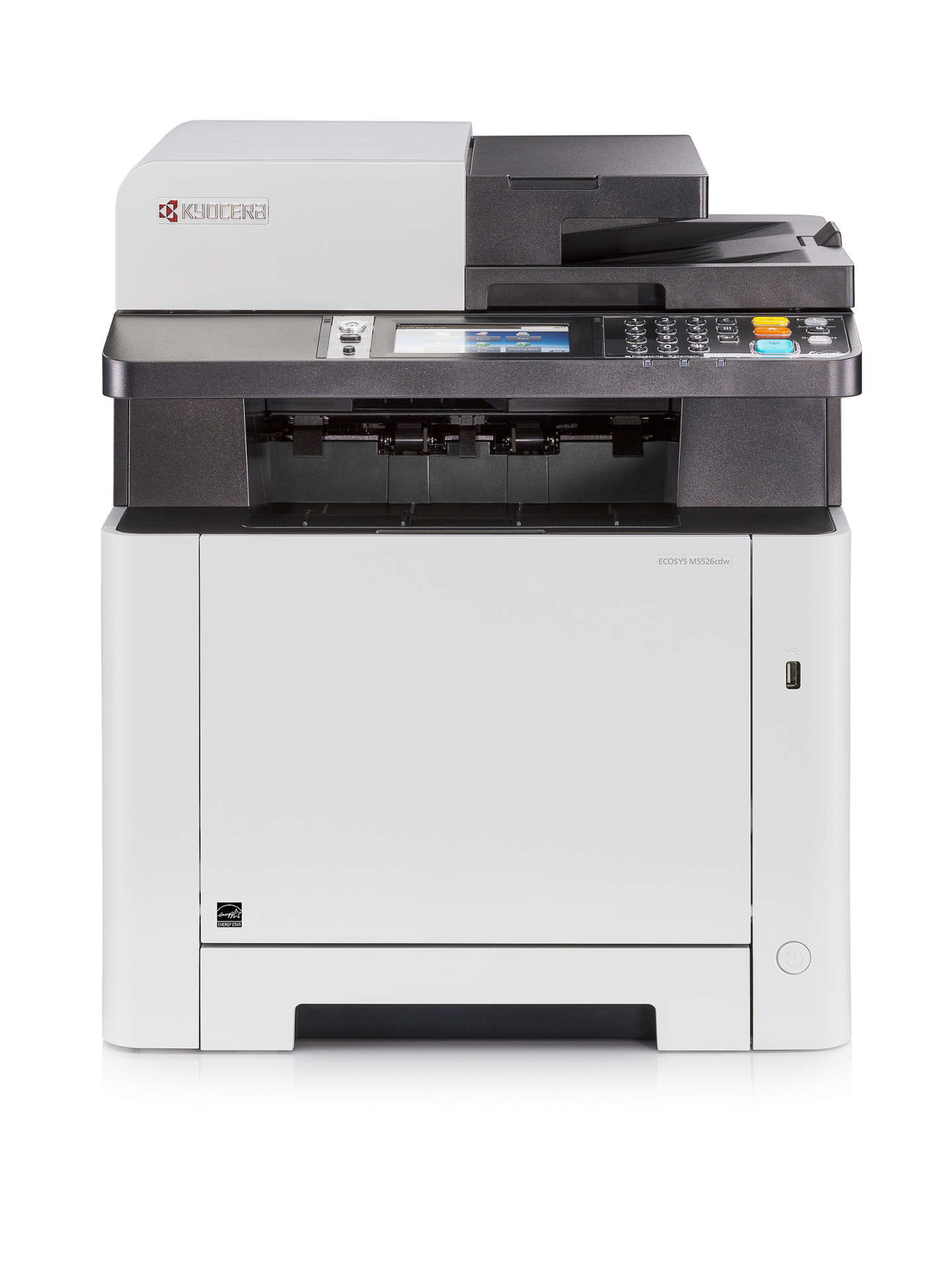 Kyocera ECOSYS M5526cdw (Farblaser-Multifunktionsdrucker - Drucken, Scannen, Kopieren, Faxen) printeris