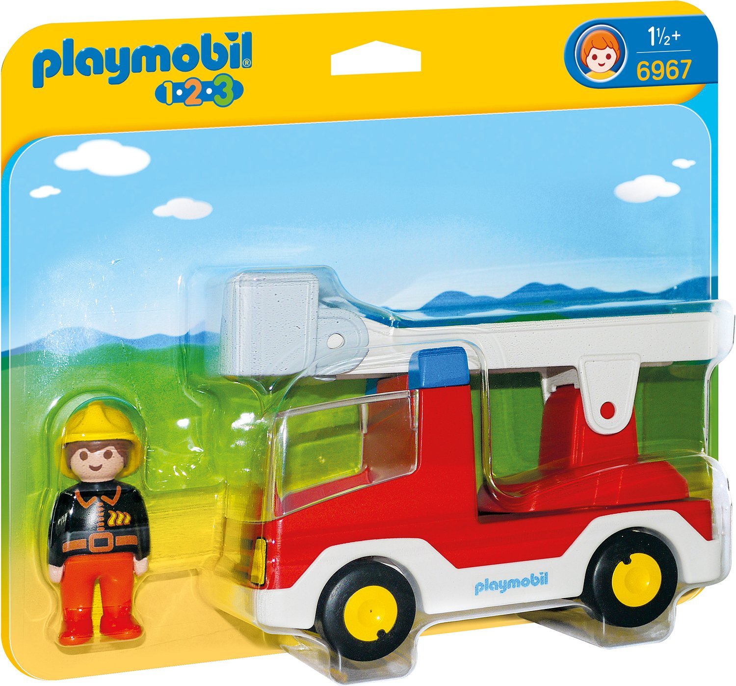 Playmobil Feuerwehrleiter vehicle - 6967 konstruktors