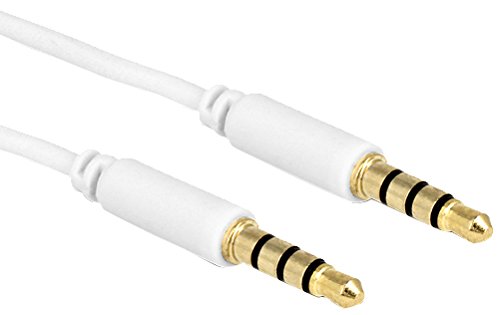 DeLOCK 83442 Kabel Klinke Stecker 3.5mm Klinken Stecker auf 3.5mm Klinken Stecker 3m white kabelis video, audio