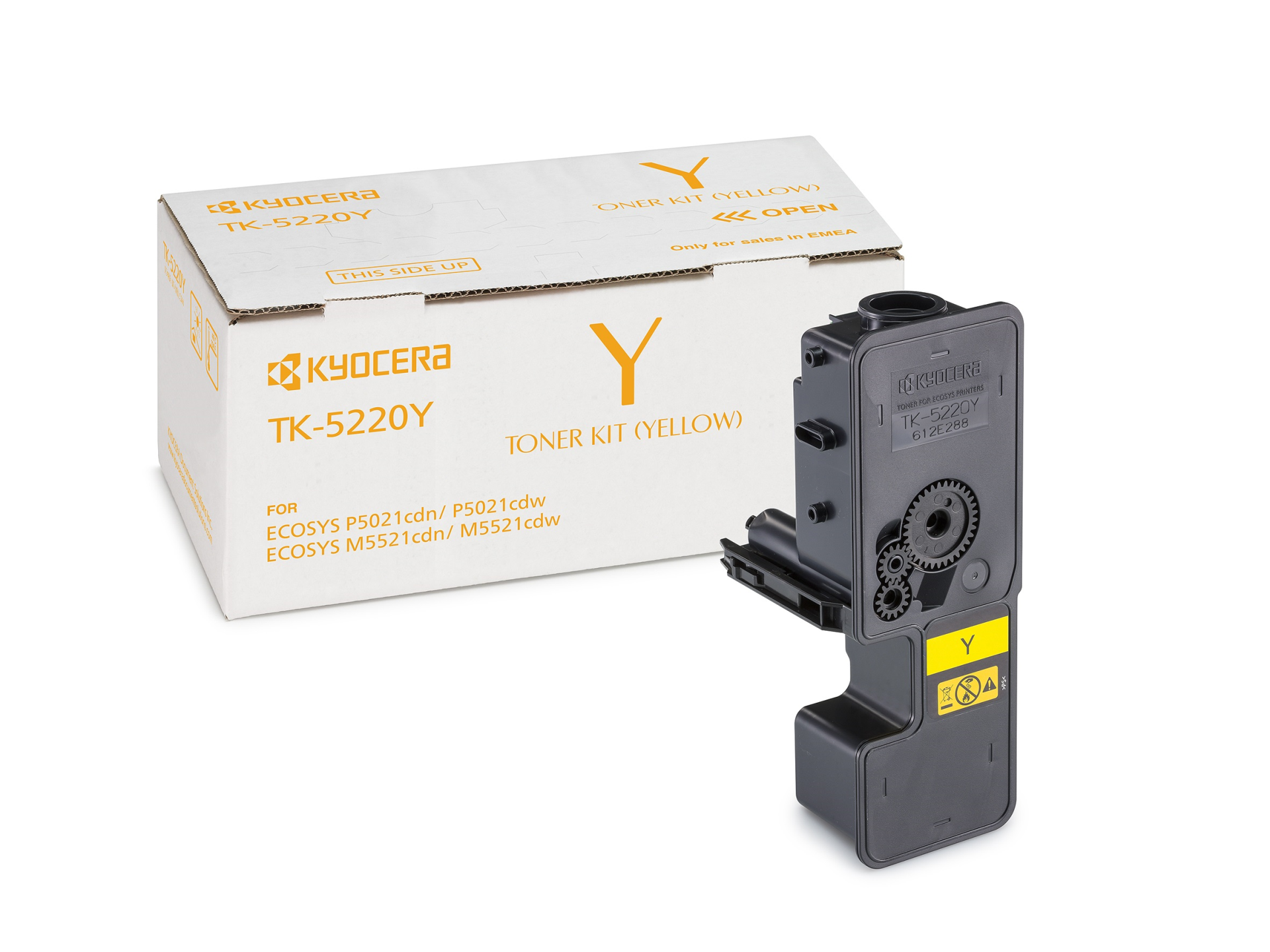 Kyocera Original TK-5220Y Toner yellow 1200 pages far ECOSYSM5521cdn/cdw, P5021cdn/cdw toneris