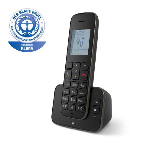 Telekom Sinus A207 schwarz (Schnurlostelefon mit Anrufbeantworter, analog) IP telefonija