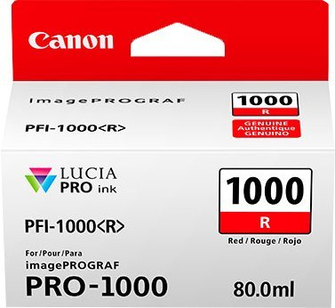 CANON PFI-1000 RED  NON-BLISTER 0554C001 kārtridžs