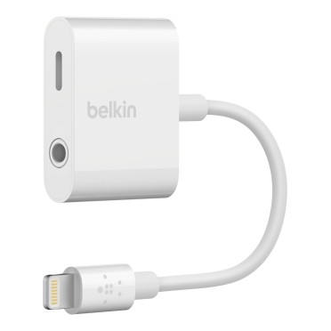 Belkin 3.5 mm Audio + Charge RockStar Trademark  F8J212btWHT White