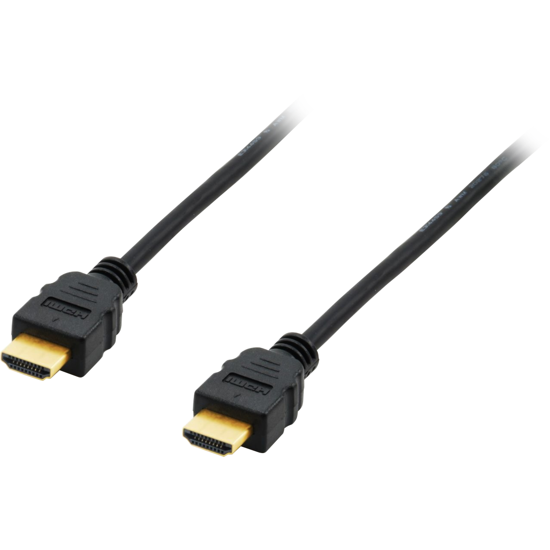 Equip cable HDMI-HDMI 3M black kabelis video, audio