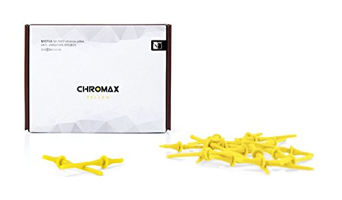 Noctua NA-SAV2 chromax.yellow Anti-Vibrationsset - yellow 20pc aksesuārs datorkorpusiem