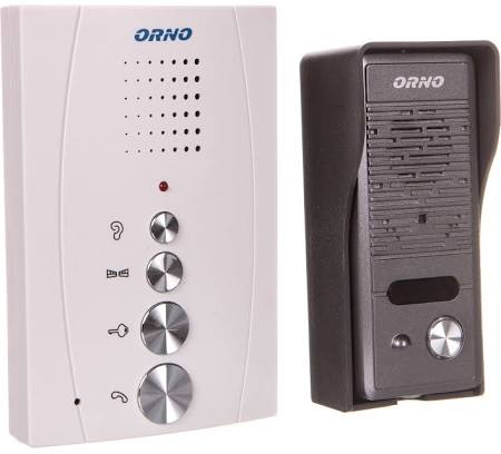 Orno Zestaw domofonowy jednorodzinny z interkomem bezsluchawkowy Grey ELUVIO INTERCOM (OR-DOM-RE-920/G )