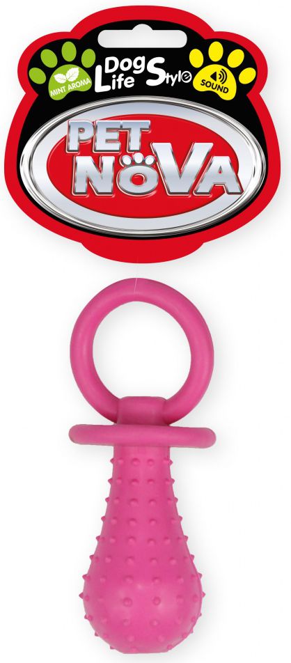 Pet Nova TPR Pacifier Pink 14cm VAT009603 (5904378731953) aksesuārs suņiem