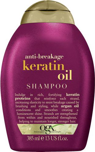 Organix Cosmetix Keratin Oil Shampoo szampon z olejkiem keratynowym zapobiegajacy lamaniu wlosow 385ml 22796977519 (0022796977519) Matu šampūns