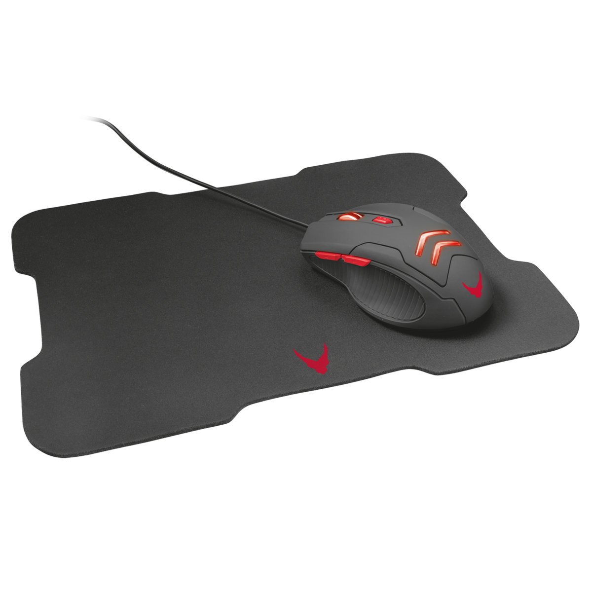 Varr VSETMPX4 Spēļu Datora Pele ar Papildus Pogām / 800-3200 DPI / USB / + Gaming Peles paliknis Datora pele