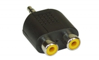 Adapter AV InLine Audio 3.5mm meski - 2x RCA Stereo zenski (99302) adapteris