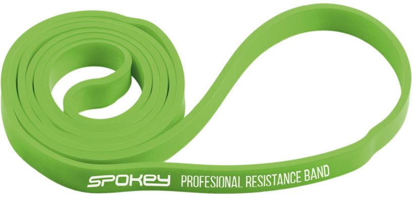 Spokey POWER II Rubber resistance band, 11-19 kg (light), Green 5902693209553 Sporta aksesuāri