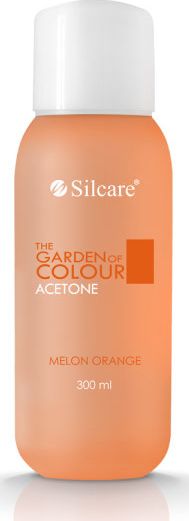 Silcare Aceton do usuwania lakieru hybrydowego The Garden of Colour Melon Orange 300ml 5906720566282 (5906720566282) kosmētikas noņēmējs