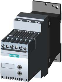 Siemens Softstart 3-fazowy 200-480VAC 12,5A 5,5kW/400V Uc=110-230V AC/DC S00 (3RW3017-1BB14) auto akumulatoru lādētājs