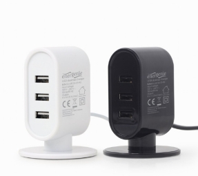 EnerGenie USB Desktop Charger Black/White Mix 8716309108645 iekārtas lādētājs