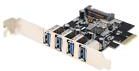 Kontroler Sunix PCIe 2.0 x1 -  4x USB 3.0 (USB4300N) karte