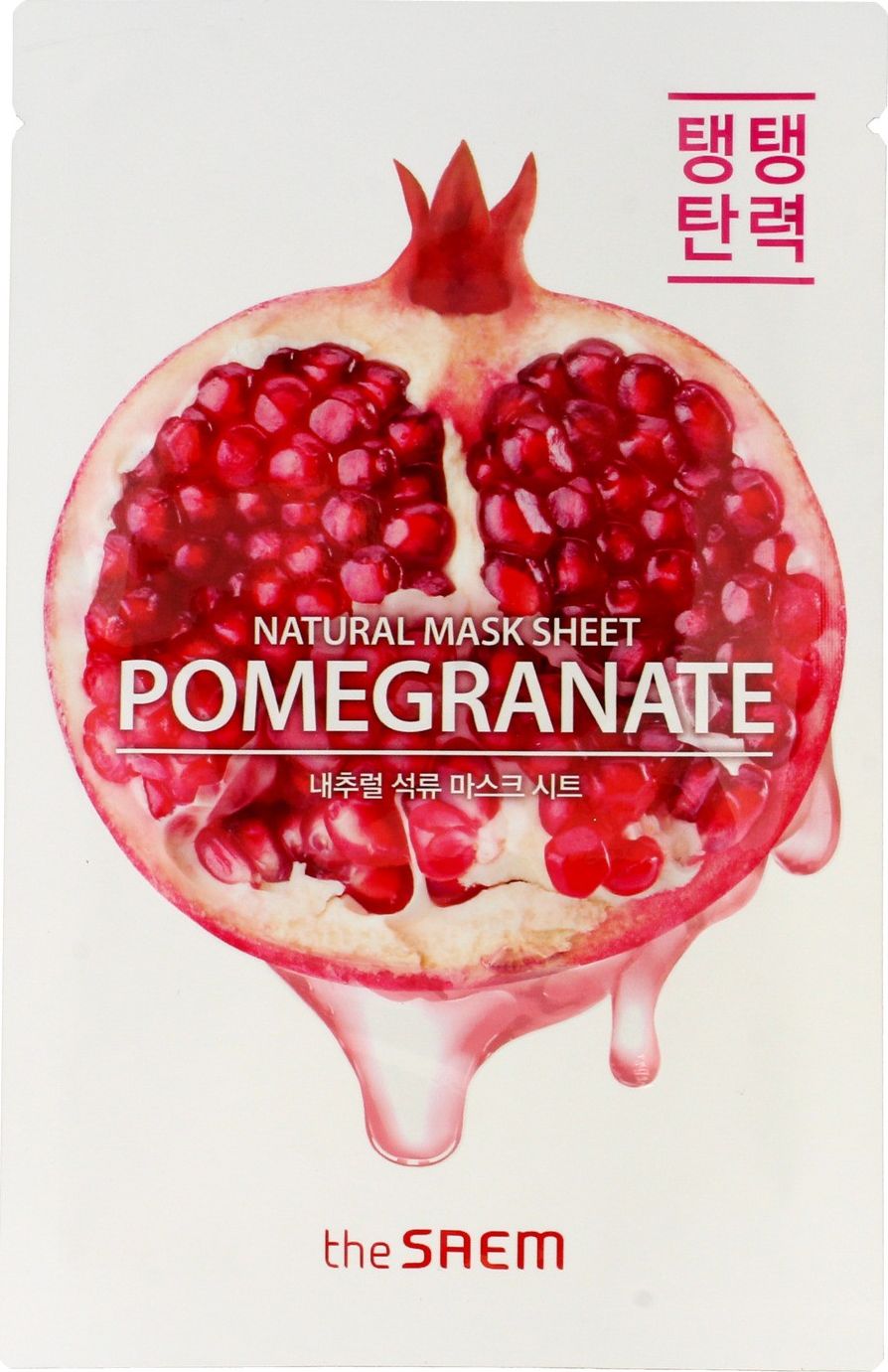 theSaem Maseczka do twarzy Natural Mask Sheet Pomegranate odmladzajaca 21ml 958852 (8806164158852)