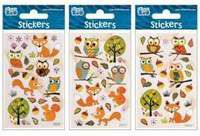 Sticker BOO Naklejki silver sowy (246508) 246508 (5902643620537)