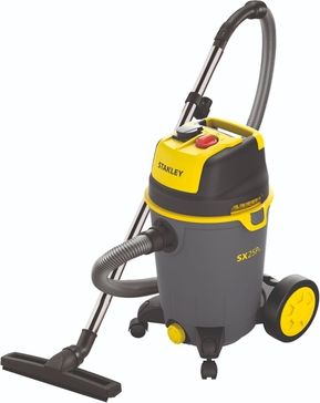 Stanley SXVC25PTDE dust extractor Black, Yellow 25 L Putekļu sūcējs