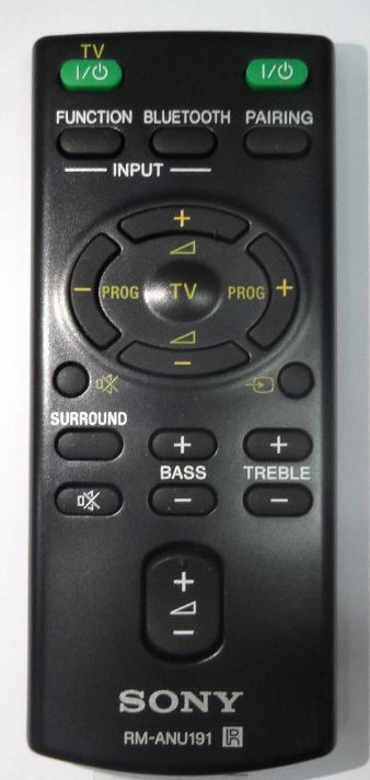Sony Remote Commander (RM-ANU191) pults