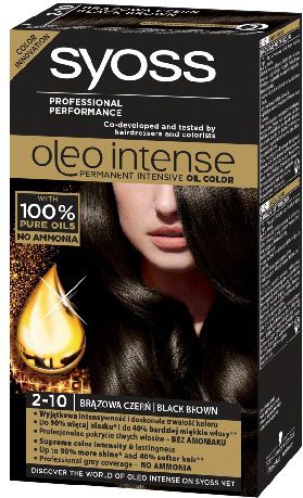 Syoss Oleo 2-10 hair dye brown black