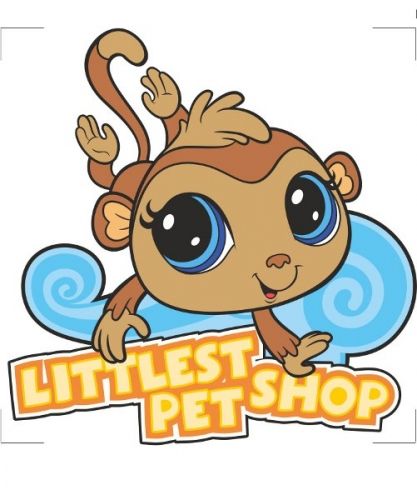 Sticker BOO DEKORACJA SCIENNA Malpka Littlest Pet Shop LPS6 32CM (5907604682623)