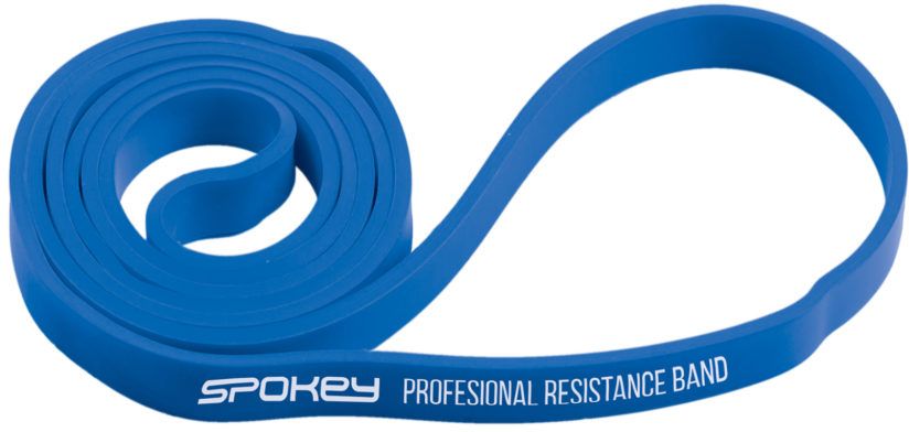 Spokey POWER II Rubber resistance band, 20-30 kg (hard), Blue Trenažieri