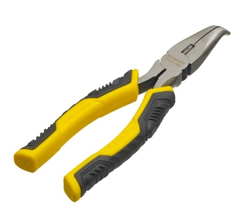 Stanley Control-Grip Long Nose Pliers Curved 200mm (STHT0-75066)