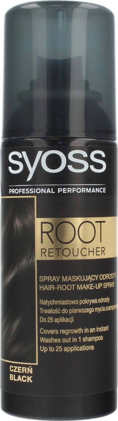 Syoss Root Retoucher spray do maskowania odrostow czarny 9000101208375 (9000101208375)