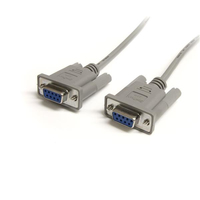 StarTech.com 1,8m Serielles DB9 Straight Through Kabel - Bu/Bu (MXT100FF) adapteris