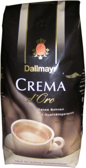 Kawa ziarnista Dallmayr Crema D'Oro 1 kg CREMAD'ORO1000G (9111111100013) piederumi kafijas automātiem
