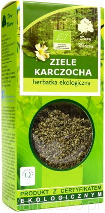 Dary Natury Herbatka ekologiczna Ziele Karczocha 50g 5902741006097 (5902741006097) piederumi kafijas automātiem