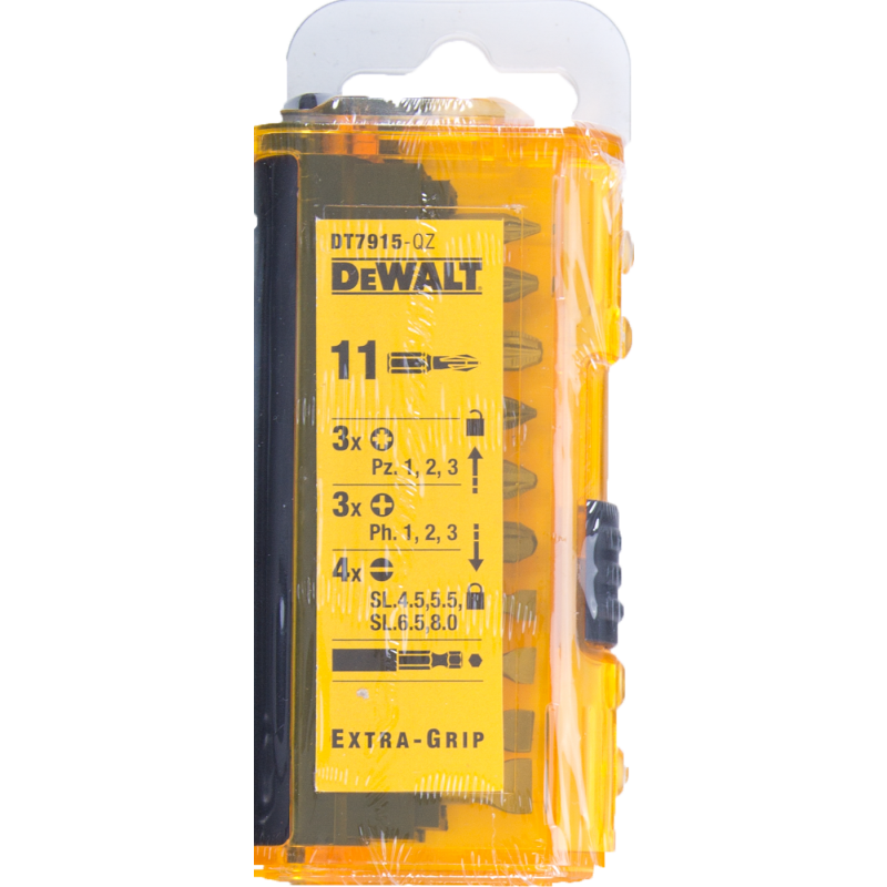 Dewalt Zestaw koncowek wkretarskich 11szt. + uchwyt magnetyczy DT7915 DT7915-QZ (5035048060421)