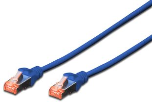 DIGITUS Professional Patch-Kabel - 5 m - Blau 4016032442172 kabelis, vads