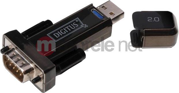 Adapter USB Digitus USB - RS-232 Czarny  (ADA70156) ADA70156 (4016032271611)