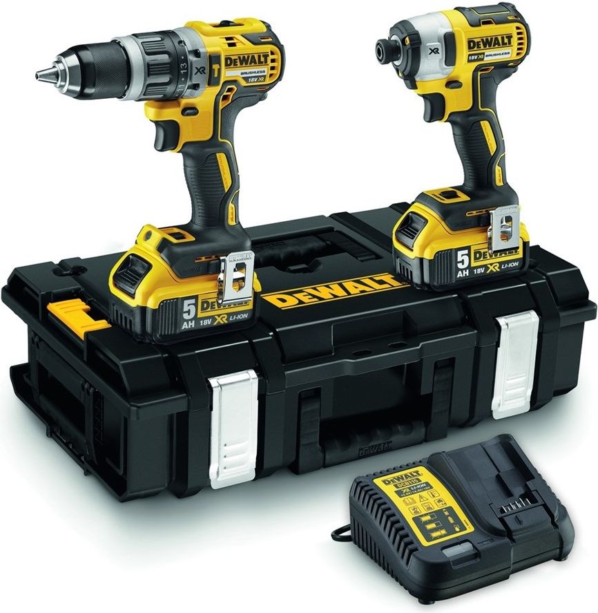 Dewalt Combo XR 18V DCD796 + DCF887 + 2x5.0Ah Li-Ion (DCK266P2-QW)