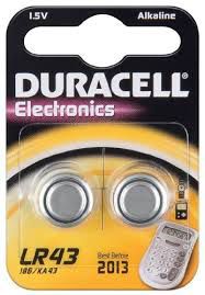 Duracell Bateria Electronics LR43 73mAh 2 szt. LR43 (5000394052581) Baterija