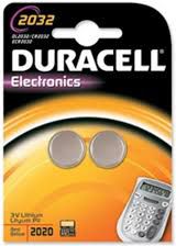 Duracell Bateria Electronics CR2032 220mAh 2 szt. Baterija