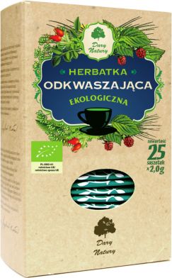Dary Natury Herbatka ekologiczna Odkwaszajaca 25x2g 5902741003126 (5902741003126) piederumi kafijas automātiem
