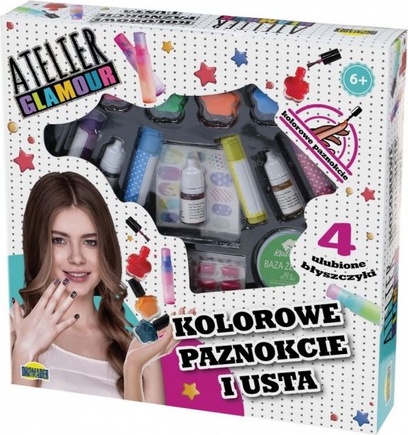 Dromader Atelier Glamour Kolorowe paznokcie, usta 02525 130-02525 (6900360025252)