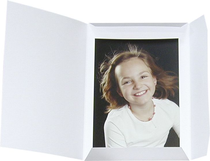 1x100 Daiber Portrait folders Sprint-Line 13x18 white Foto rāmītis