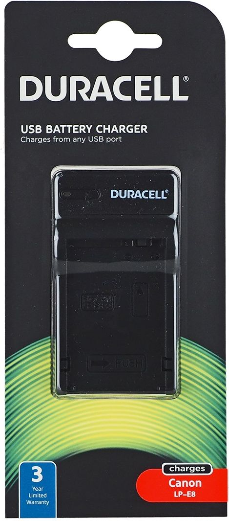 Duracell Charger with USB Cable for LP-E8