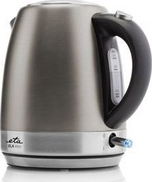 ETA Kettle Ela mini ETA859990040 Electric, 2100 W, 1.2 L, Stainless steel, Grey, 360° rotational base 8590393257737 Elektriskā Tējkanna