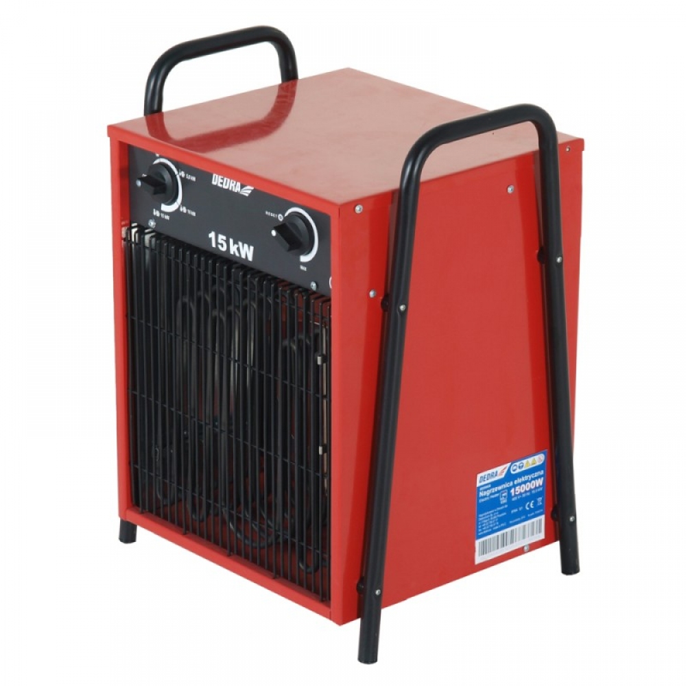 Dedra Electric heater 5/10 / 15kW 400V thermostat fan function (DED9925) Klimata iekārta