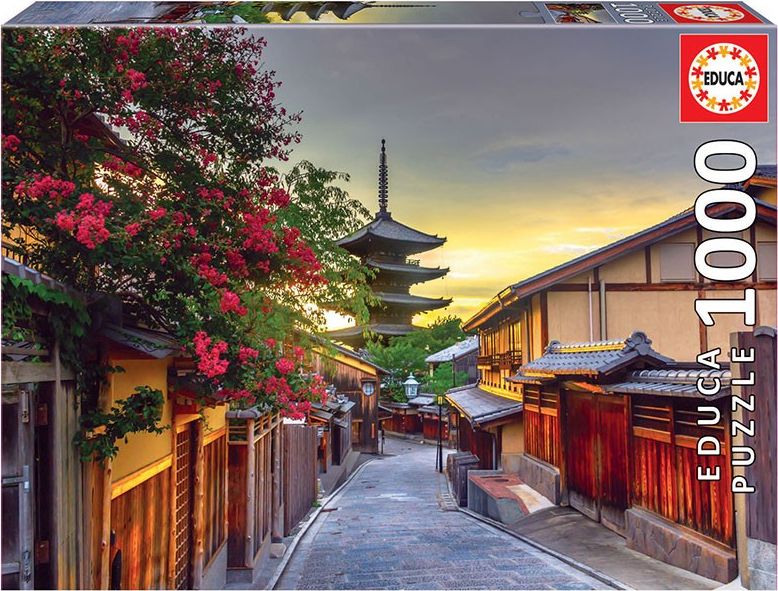 Educa Puzzle 1000 elementow Pagoda Yasaka, Kyoto, Japonia GXP-675472 (8412668179691) puzle, puzzle