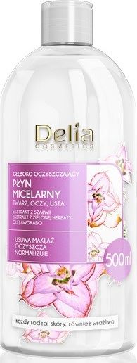 Delia Plyn Micelarny oczyszczajacy - kazdy rodzaj cery 500ml 713022 (5901350483022) kosmētikas noņēmējs