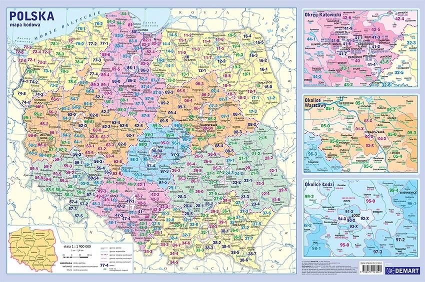 Demart Podkladka edukacyjna- mapa administracyjna Pol. 365251 (9788379123001)