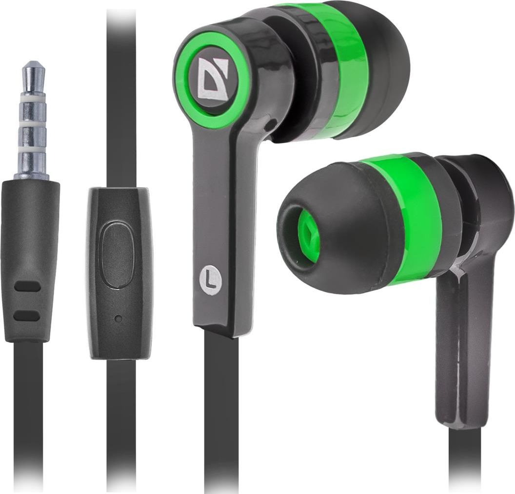 Wired earphones PULSE 420 black-green austiņas