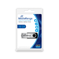 MediaRange USB-Stick 16GB USB 2.0 Flexi Blister USB Flash atmiņa