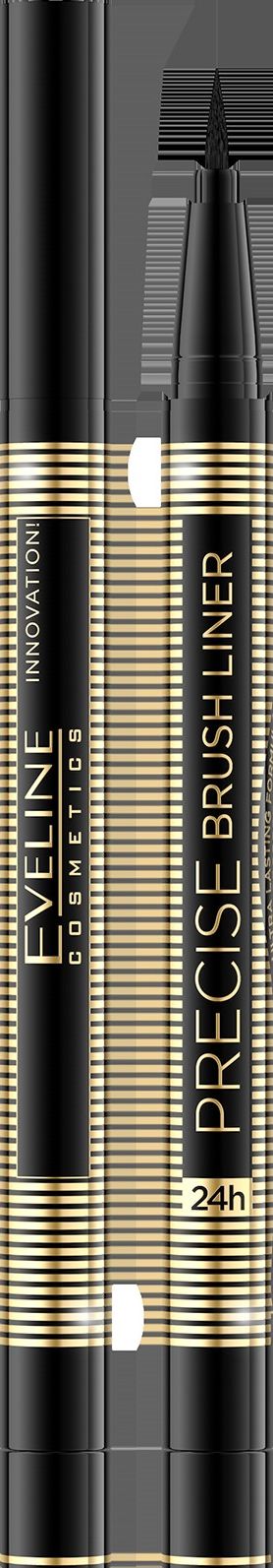Eveline Eyeliner Precise Brush Liner Deep Black 5901761977547 (5901761977547) acu zīmulis